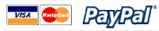 Visa, Mastercard, Amex and Paypal Gladly Accepted.