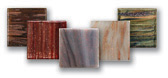 Florentine Gold Streak Glass Mosaic Tile 3/4
