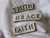 Venetian Glass Mosaic Tile 3/4" - Truth Grace Faith
