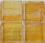 Opus Glass Mosaic Tile 5/8" - Honey