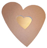 Venetian Glass Mosaic Tile 3/4" - Crazy Heart Mirror