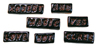 A. Cascarano Studio Ceramic Tile - Stamped Letters