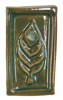 A. Cascarano Studio Ceramic Tile - Leave Tile 2