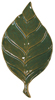 A. Cascarano Studio Ceramic Tile - Single Leaf 1