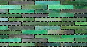 Vetro Bello Glass Mosaic Tile - Verde